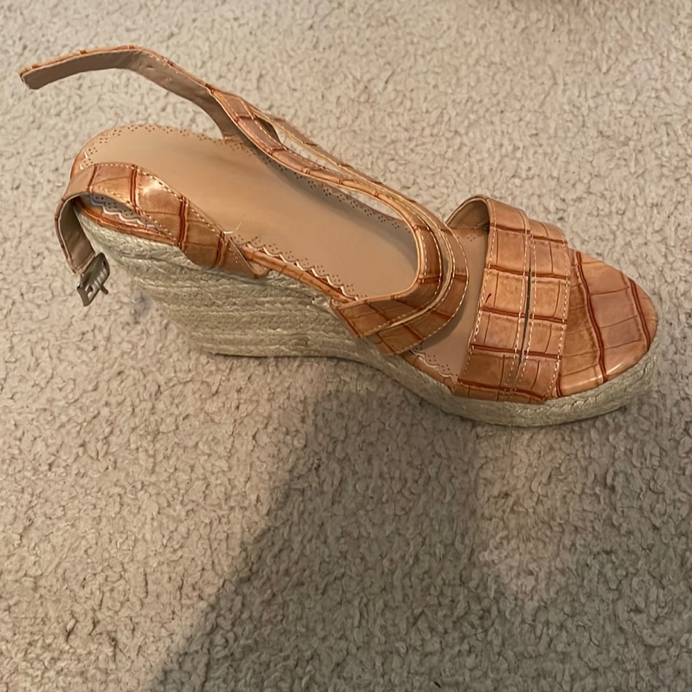 Buckle Down 4-inch wedge shoes